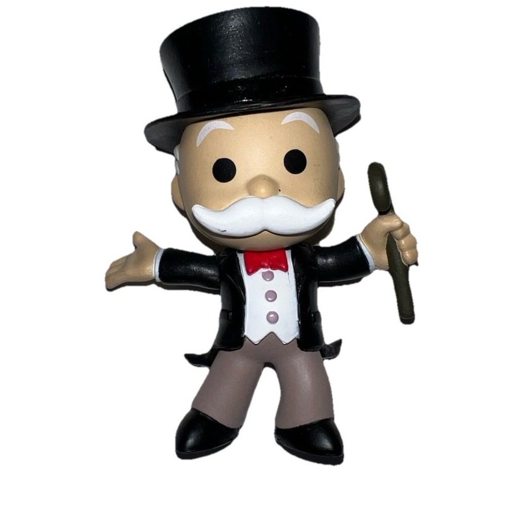 (J1/2)Mr Monopoly‎ Rich Uncle Pennybags Funko Retro Toys Mystery Mini